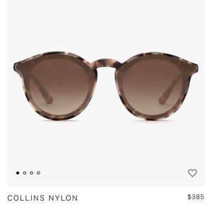 NEW / KREWE Sunnies / COLLINS Nylon Sunglasses / matte Sunday tortoise mirror